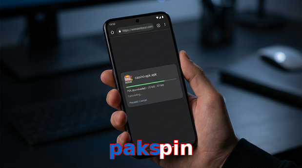 Main screen of Pakspin apk page for PK players