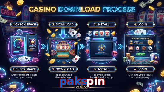 Game list for Pakspin download section