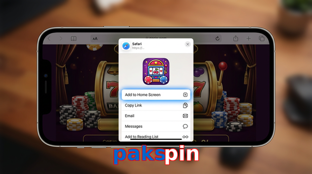 Game list for Pakspin ios section